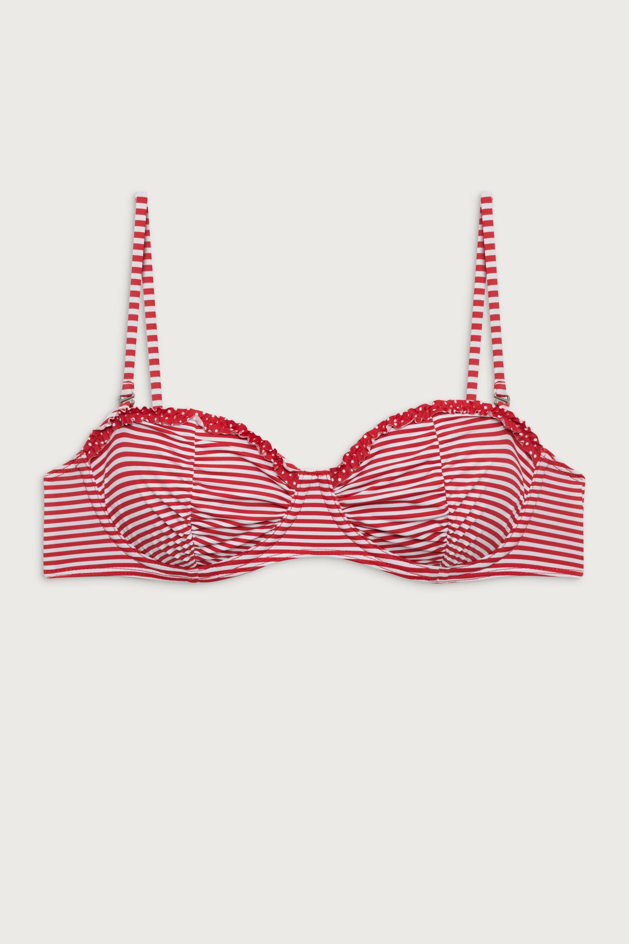 Sweetwater Underwire Bikini Top - Scarlet Stripe - Image 6