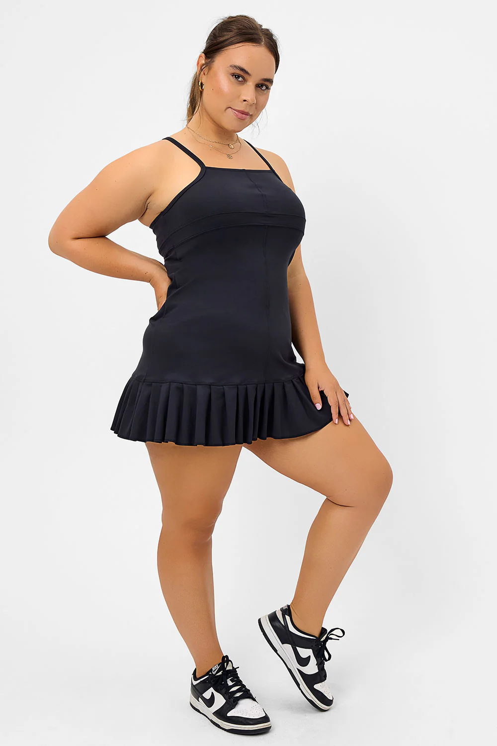 Swift Tennis Dress - Black - Image 3