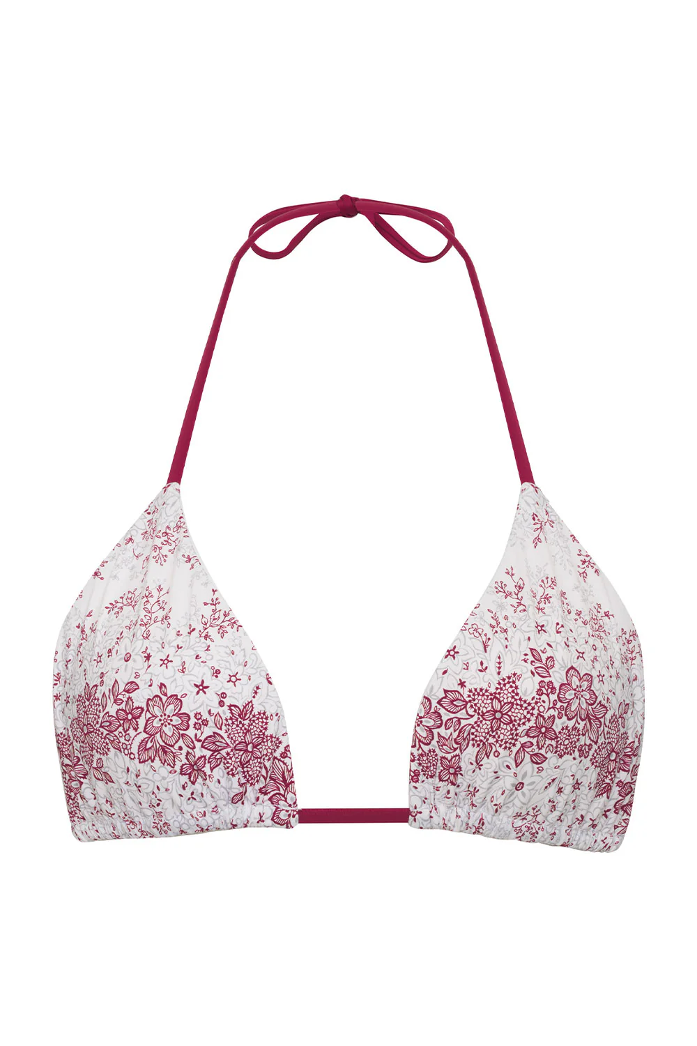 Tia Floral Triangle Bikini Top - Bisous Lace - Image 5
