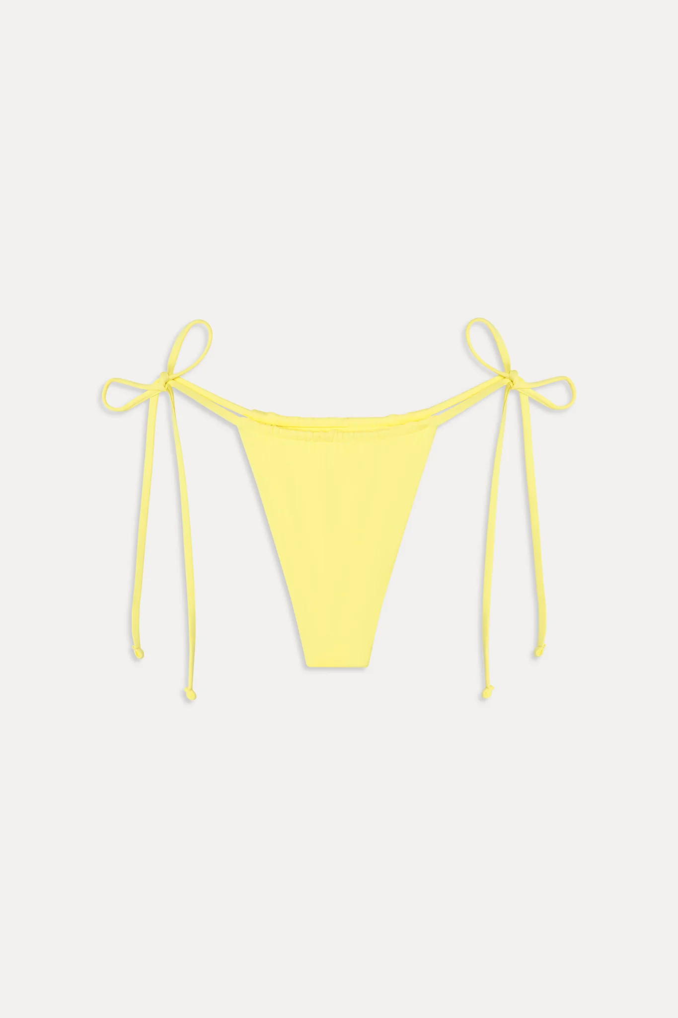 Tia Skimpy String Bikini Bottom - Yellow Iris - Image 3