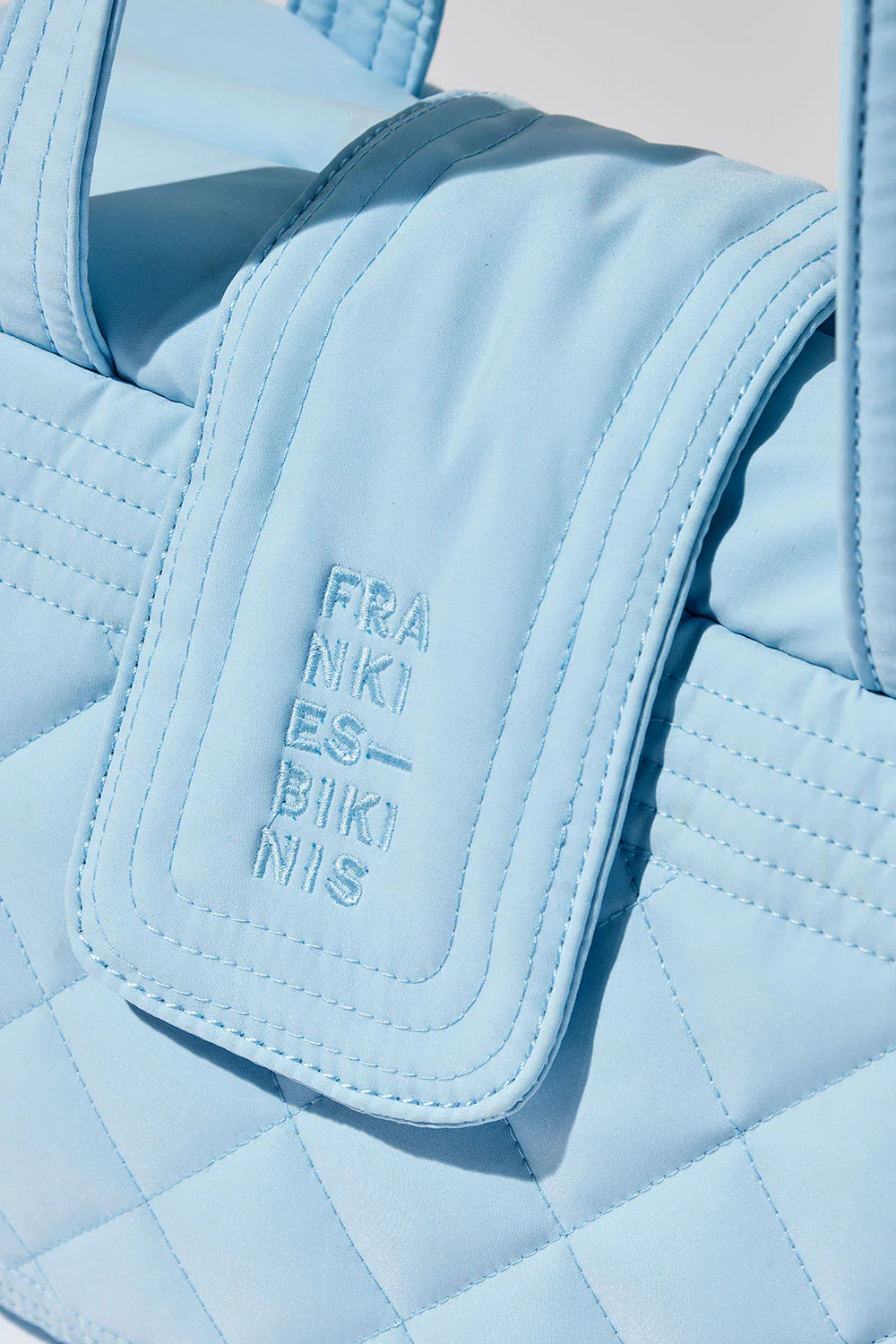 Venus Quilted Bag - Baby Blue - Image 2