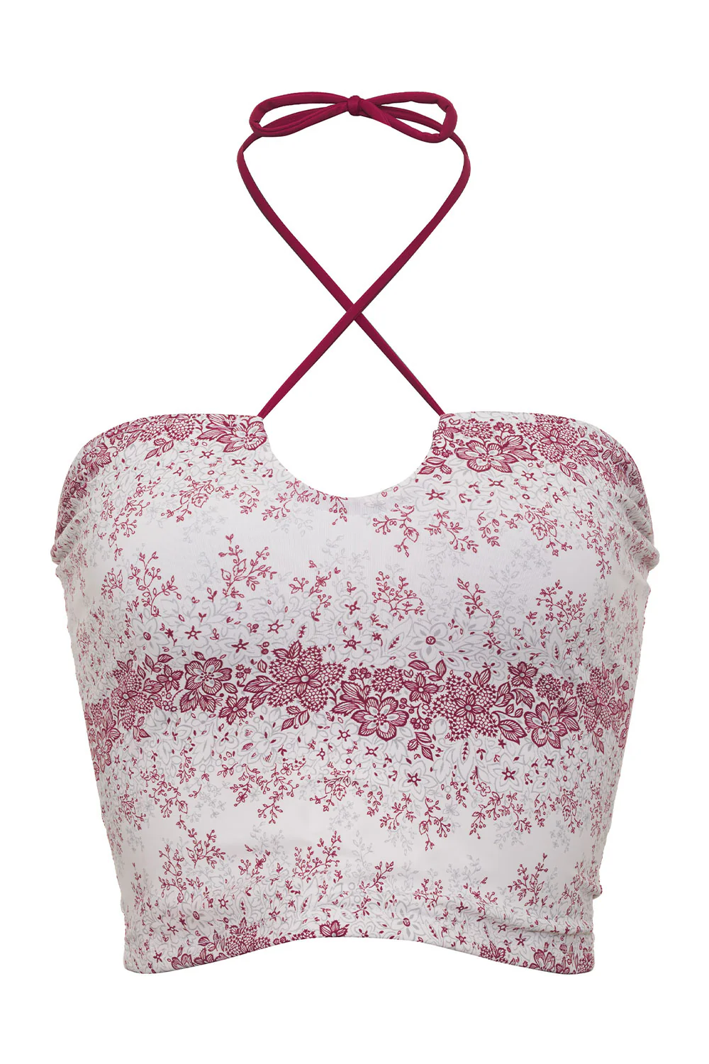 Vivian Floral Strapless Bikini Top - Bisous Lace - Image 5