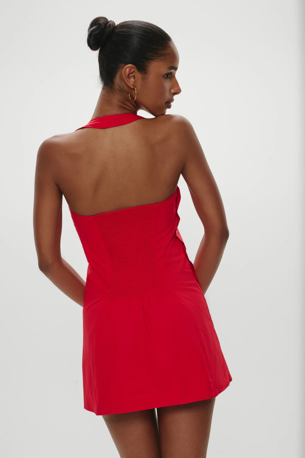 West Cotton Wrap Mini Dress - Barn Dance - Image 4