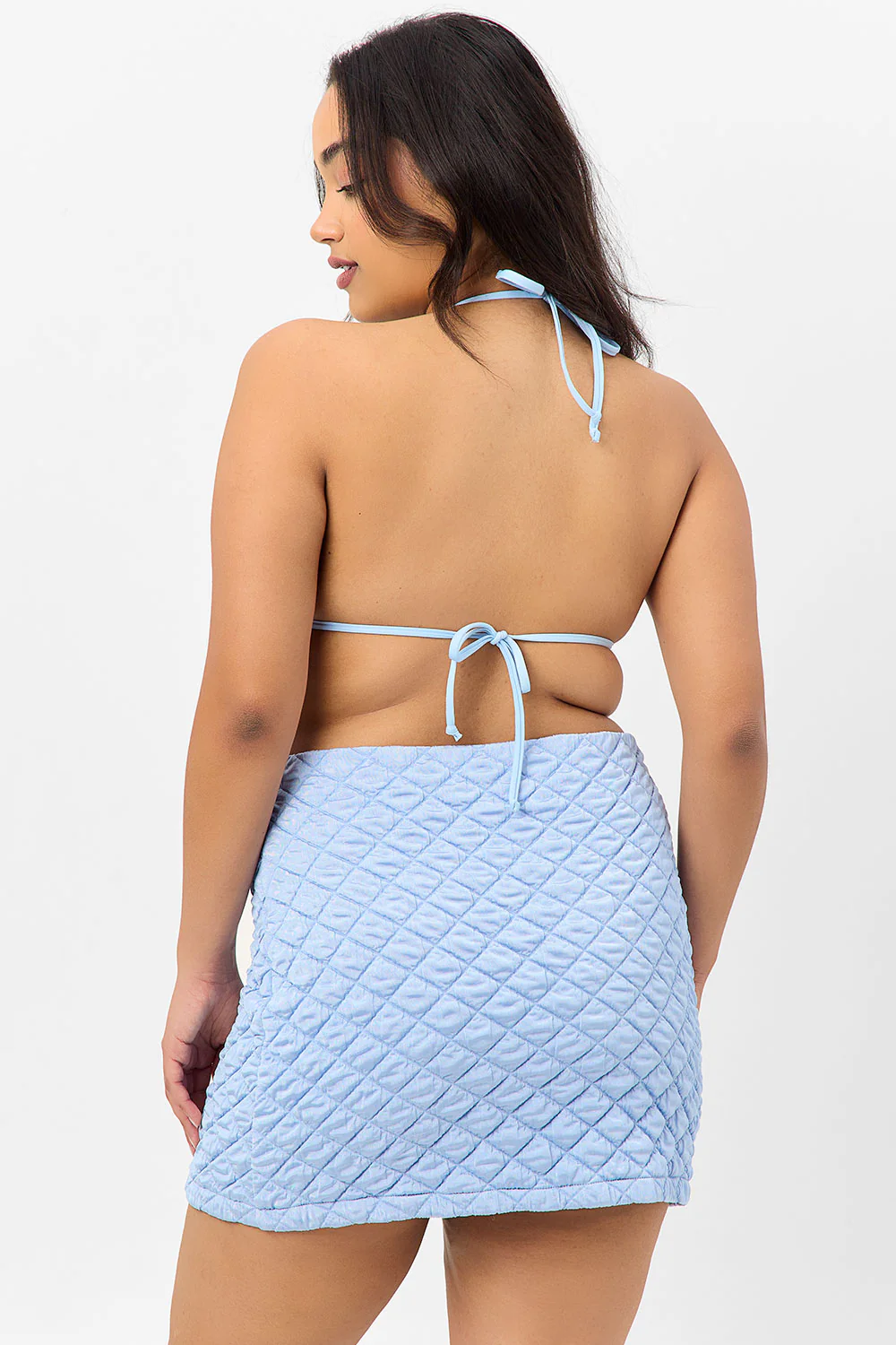 Windward Mini Skirt - Baby Blue - Image 2