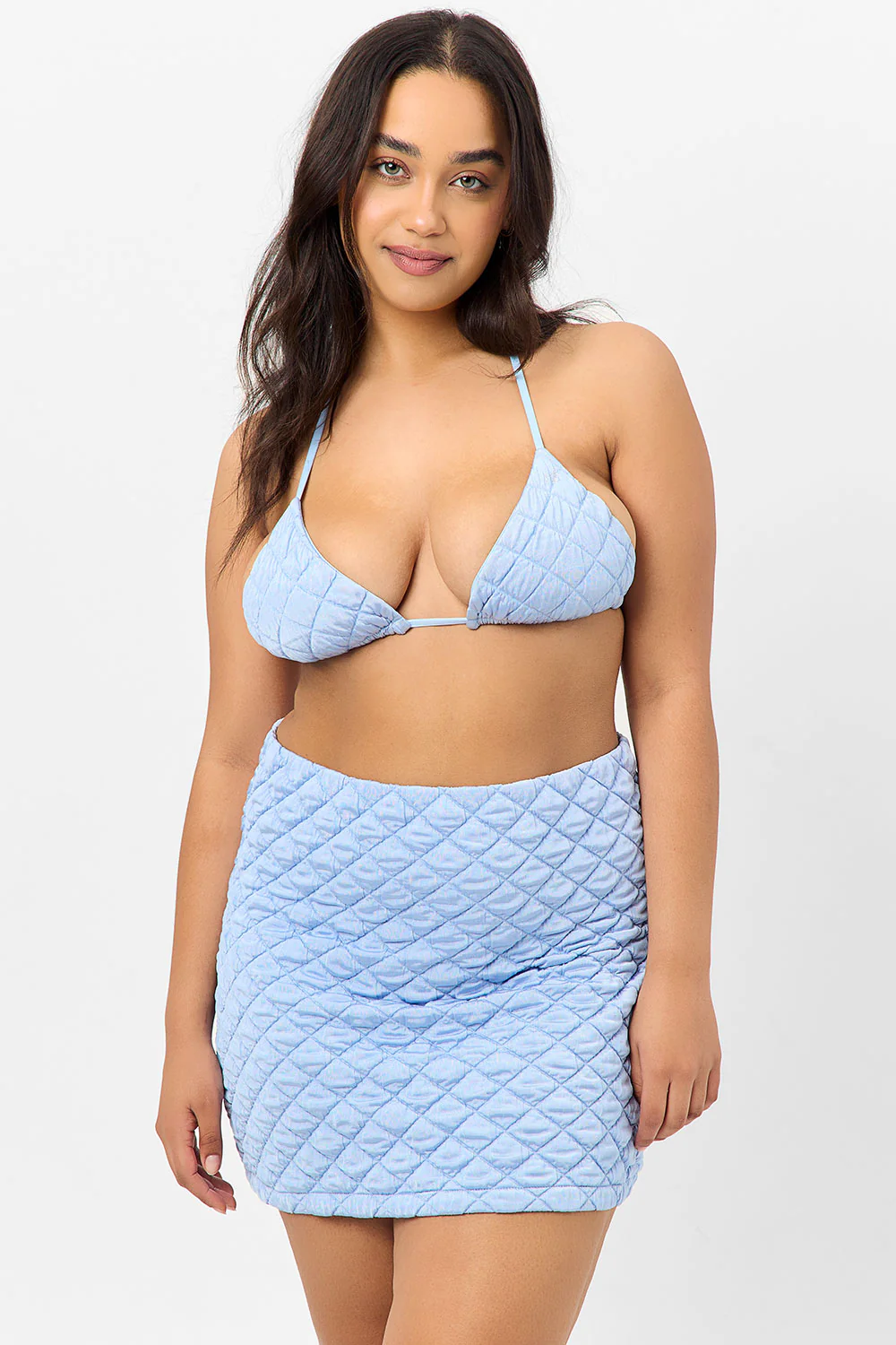 Windward Mini Skirt - Baby Blue - Image 3