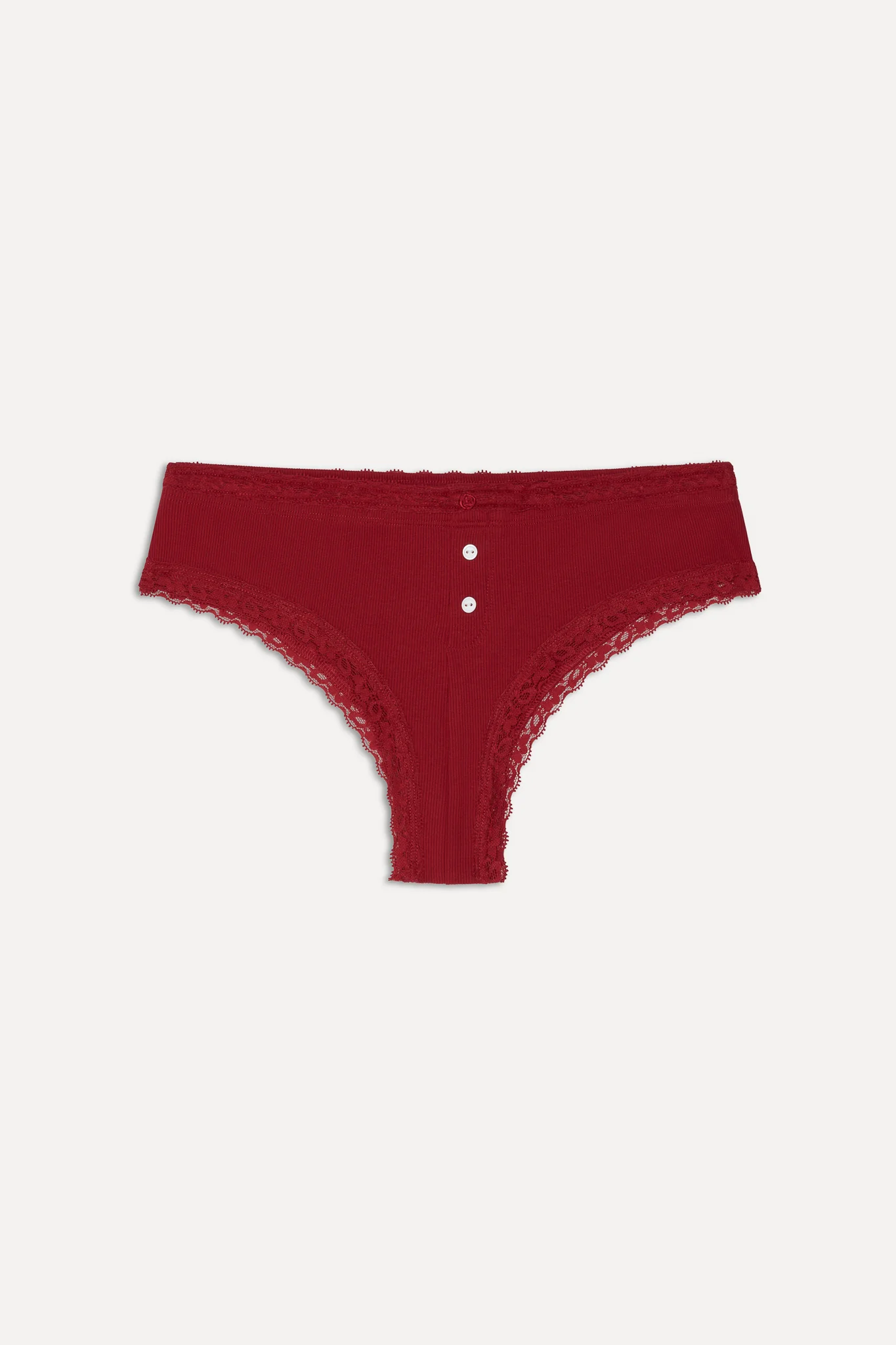 x BELLA HADID Bluebell Cotton Brief - Cardinal - Image 3