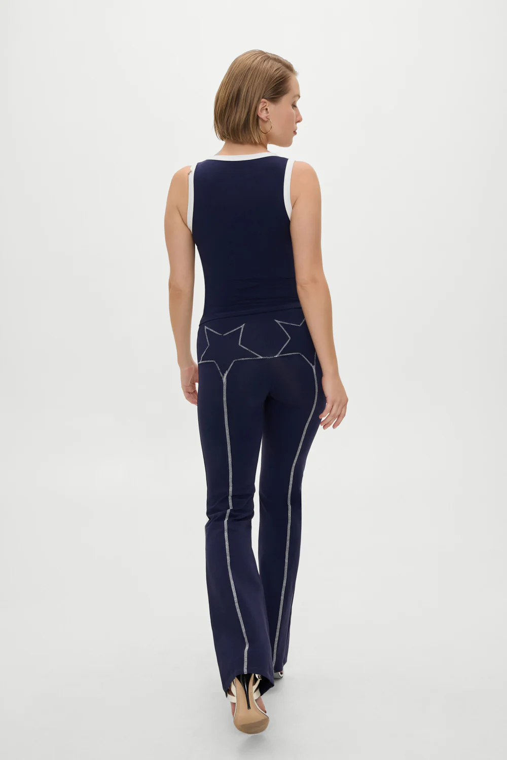 x BELLA HADID Dreamer Flare Pants - Lone Star Blue - Image 6