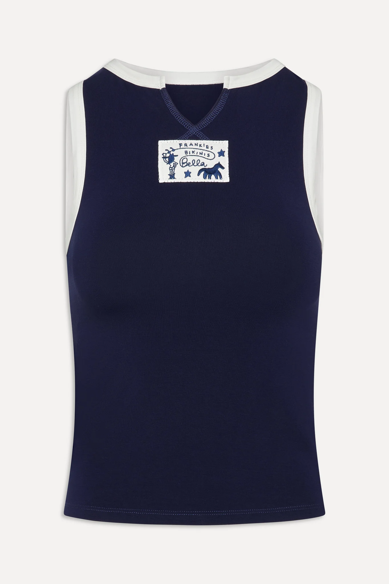 x BELLA HADID Dreamer Tank Top - Lone Star Blue - Image 3