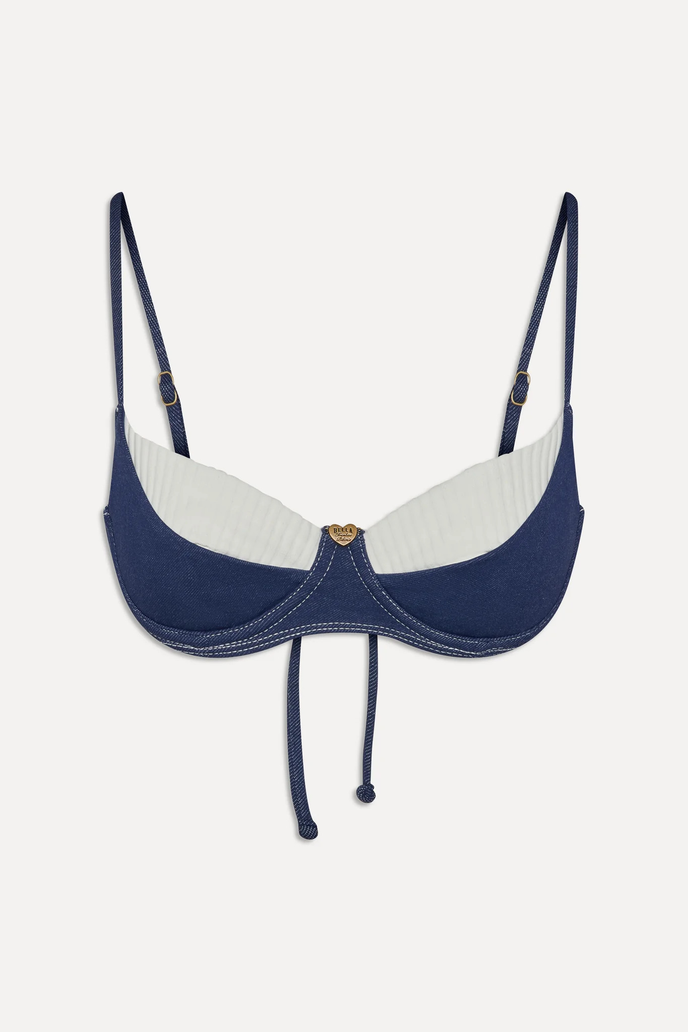 x BELLA HADID Jolene Underwire Bikini Top - Summer Denim - Image 3