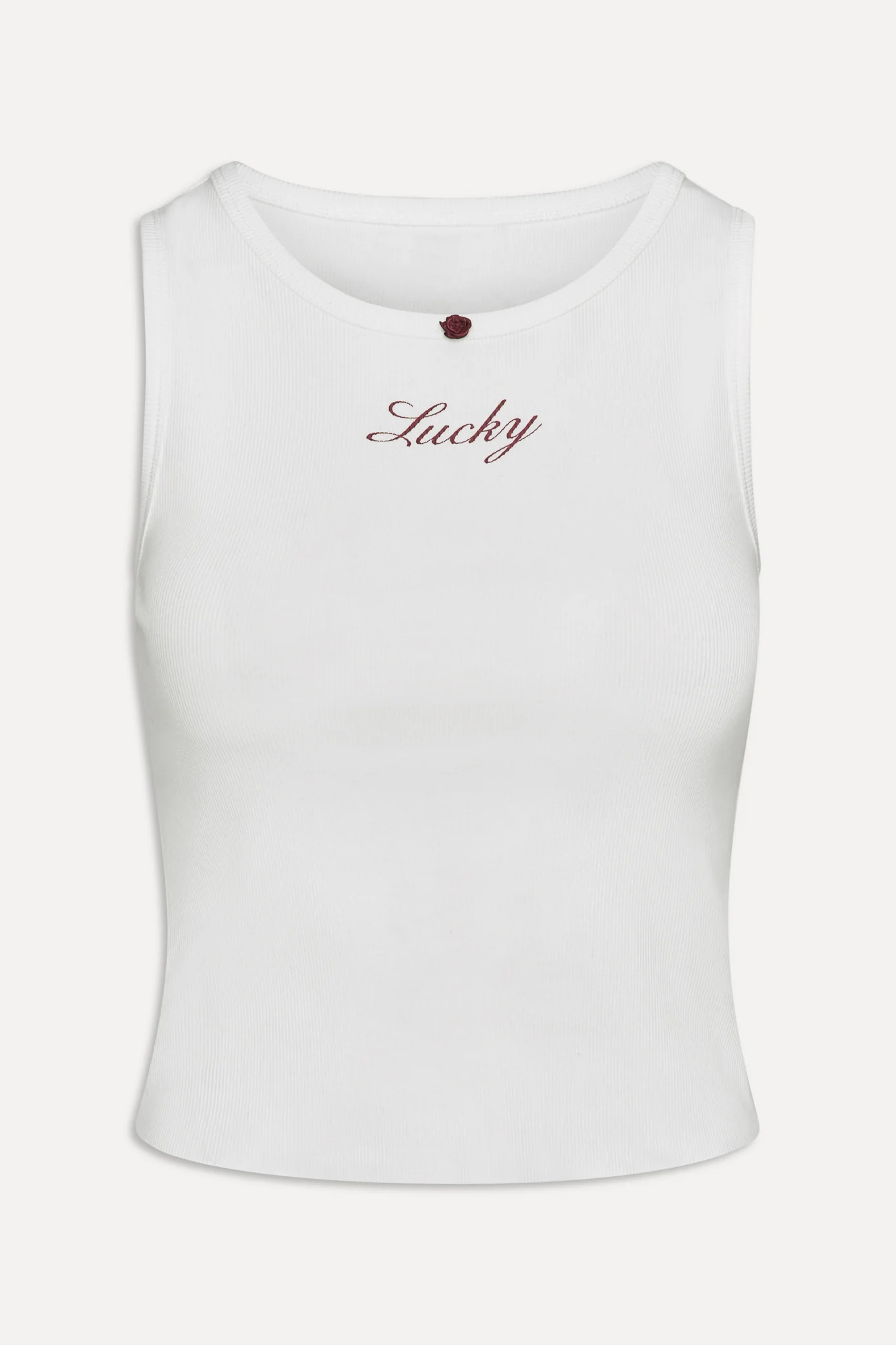 x BELLA HADID Reno Tank Top - Lone Star White - Image 3