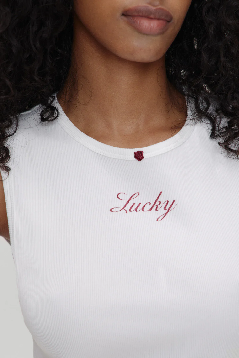 x BELLA HADID Reno Tank Top - Lone Star White - Image 7