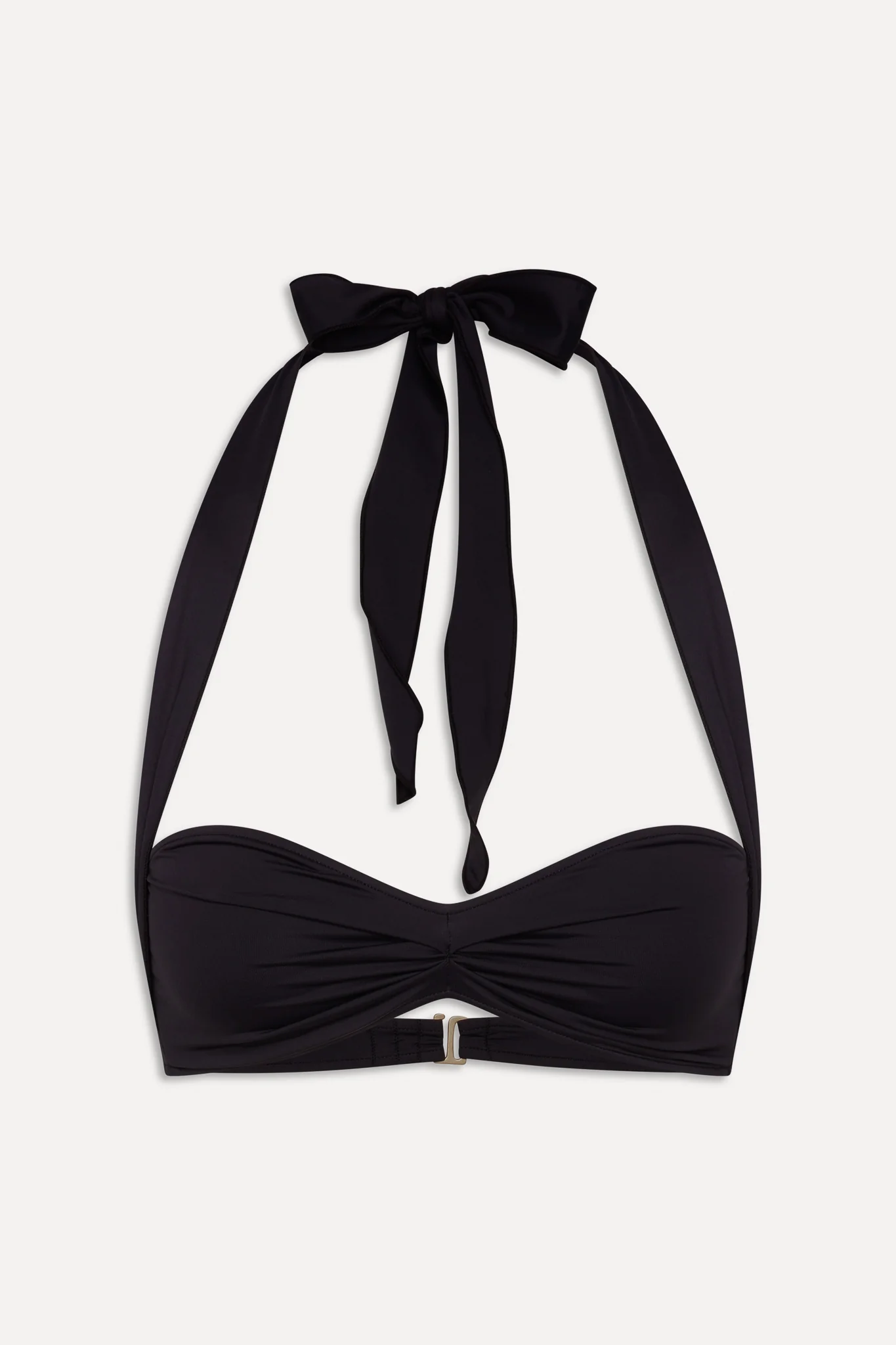x BELLA HADID Sunday Halter Bikini Top - Black - Image 3