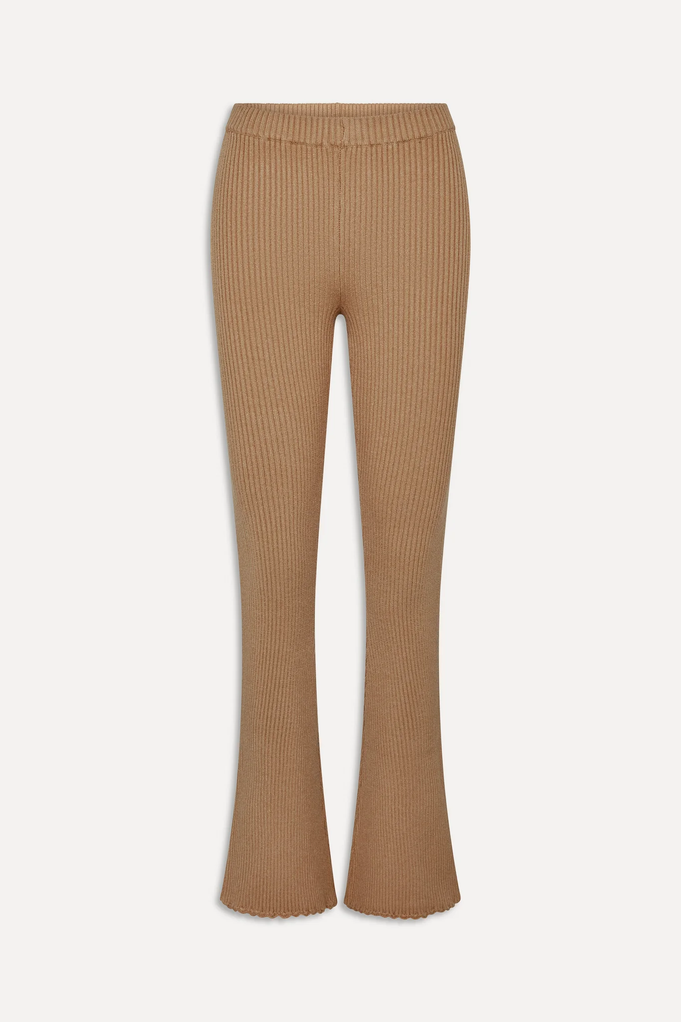 x BELLA HADID Texas Knit Pants - Caramel - Image 3