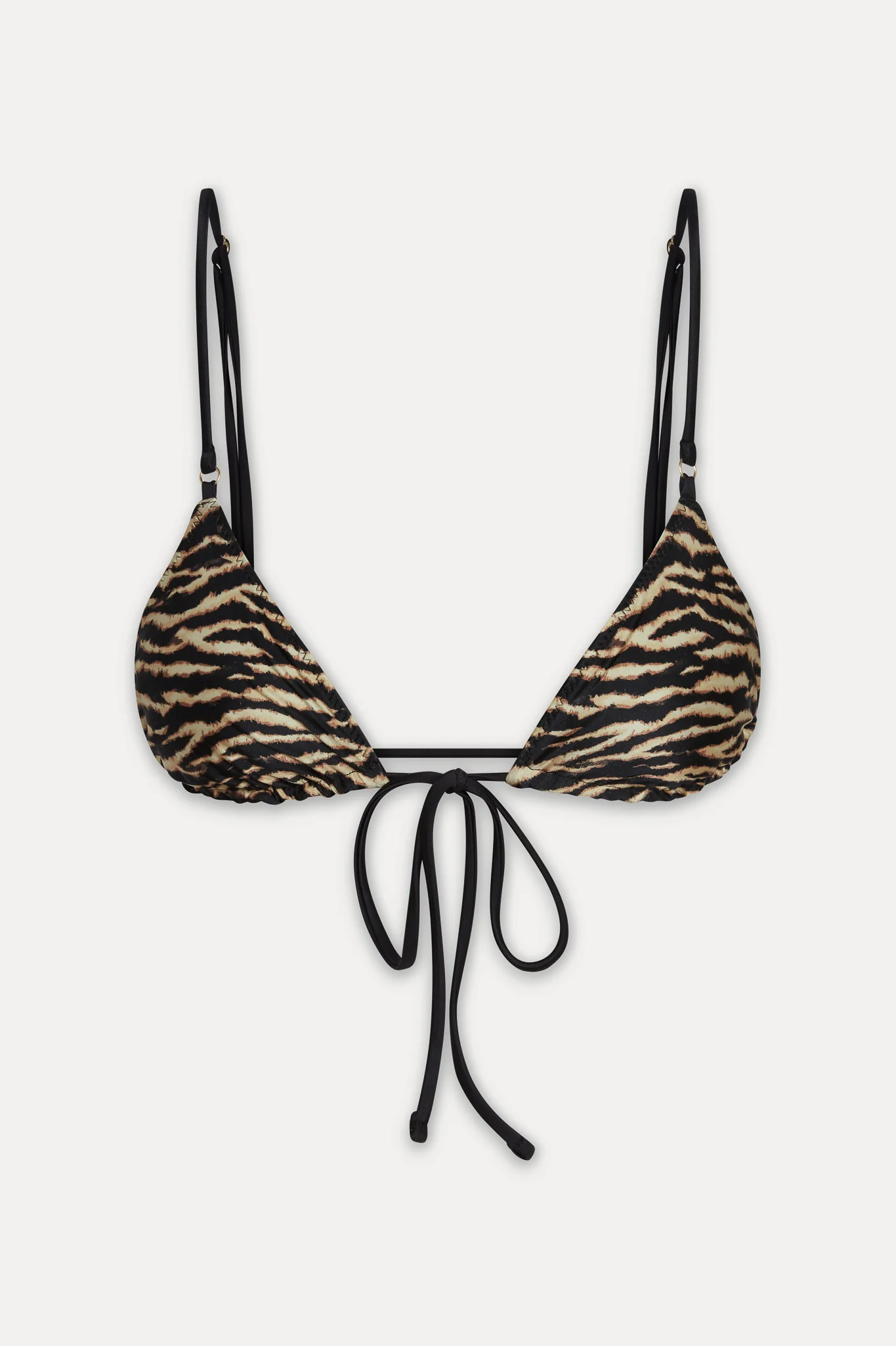 x Réalisation Par Lila Triangle Bikini Top - Vintage Tiger - Image 3