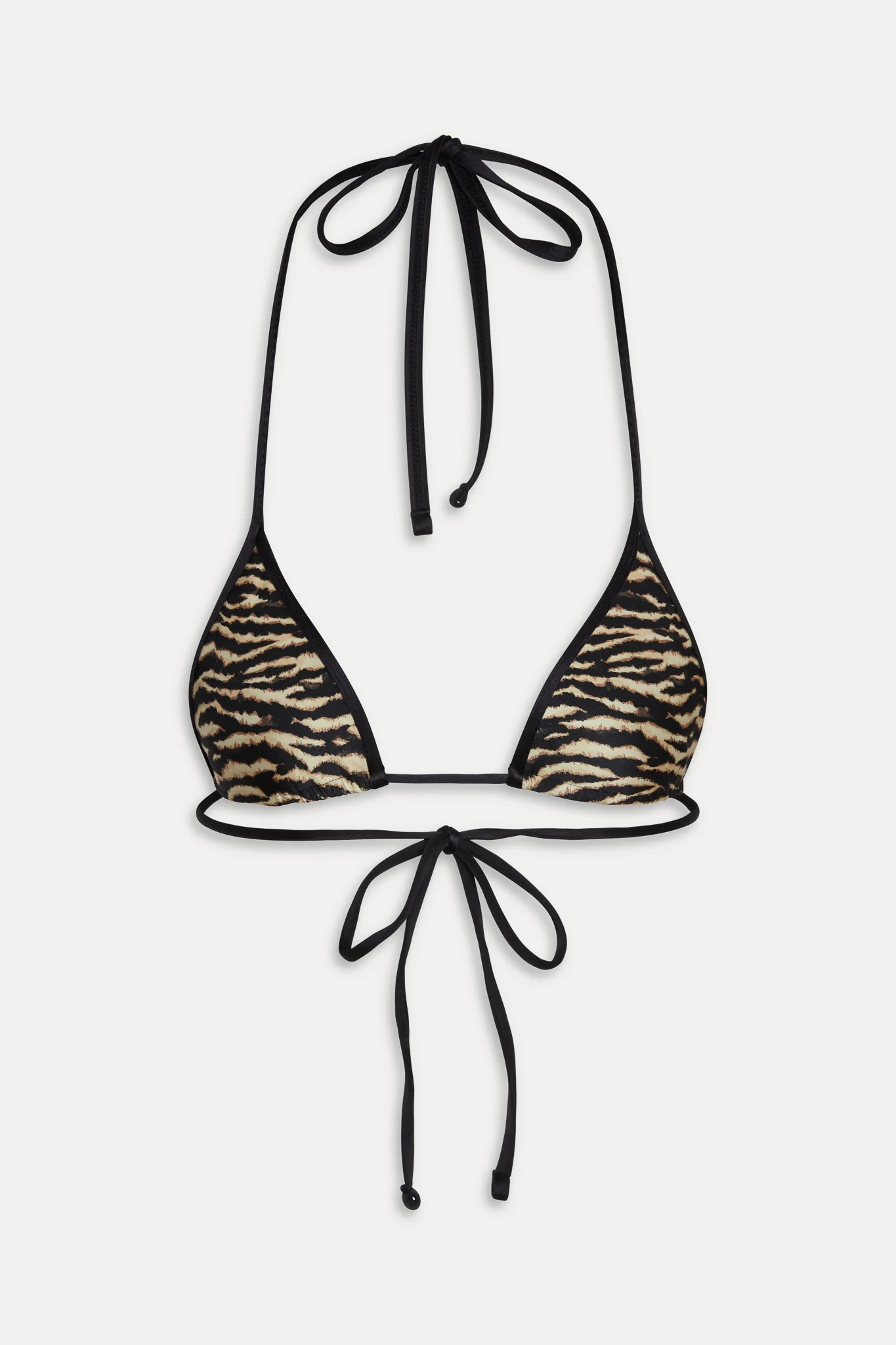 x Réalisation Par Paradise Halter Bikini Top - Vintage Tiger - Image 3